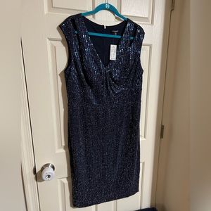 NWT Cap Sleeve Sequin Dress